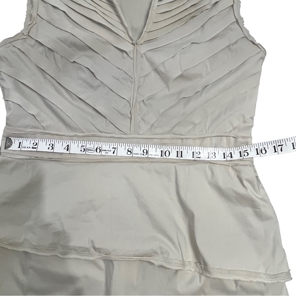 MAXAZRIA Layered Dress Rough Edges so pretty size 12 - Picture 12 of 13